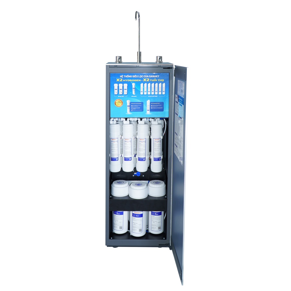 Máy lọc nước Sanaky Hydrogen Khoáng 12 lõi SNK TV1HK022
