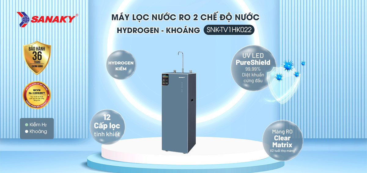 Máy lọc nước Sanaky SNK-TV1HK022 Máy lọc nước Sanaky SNK-TV1HK022