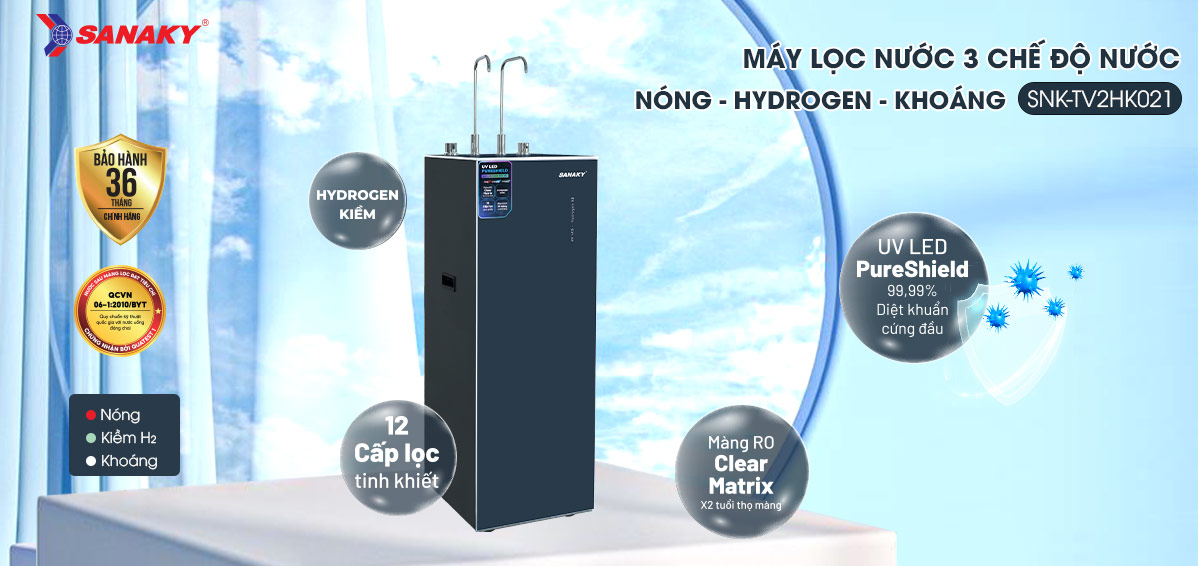 Máy lọc nước Sanaky SNK-TV2HK021 Máy lọc nước Sanaky SNK-TV2HK021