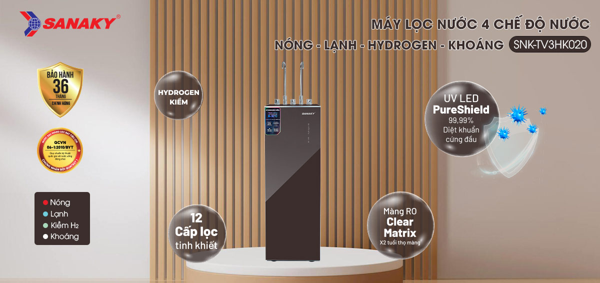 Máy lọc nước Sanaky SNK-TV3HK020 Máy lọc nước Sanaky SNK-TV3HK020
