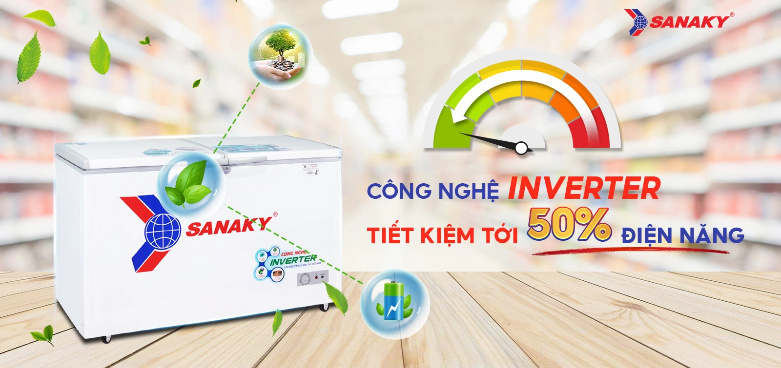 Công nghệ Inverter tiết kiệm tới 50% điện điện năng