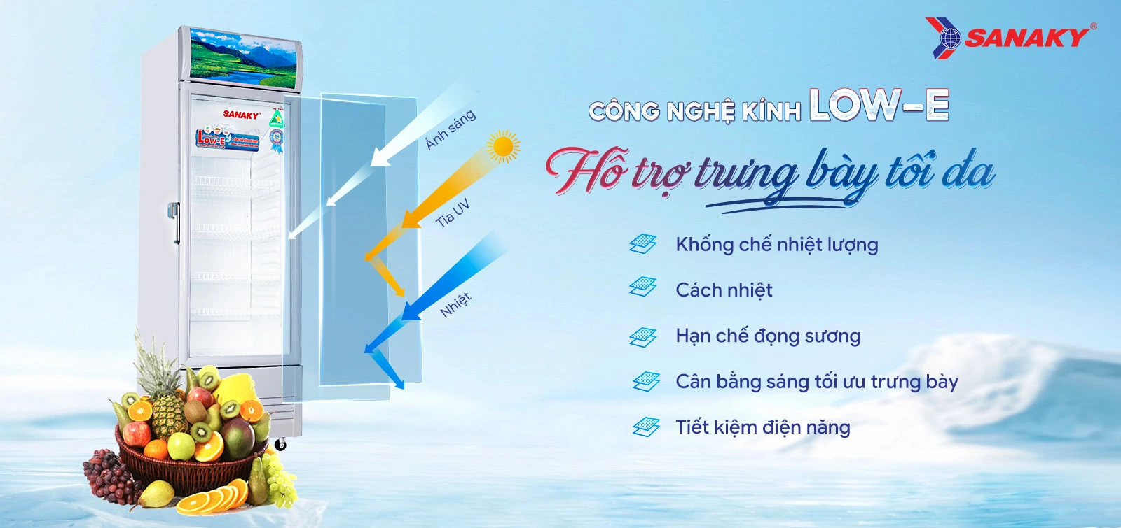 Công nghệ kính Low-E hỗ trợ trưng bày tối đa Công nghệ kính Low-E hỗ trợ trưng bày tối đa