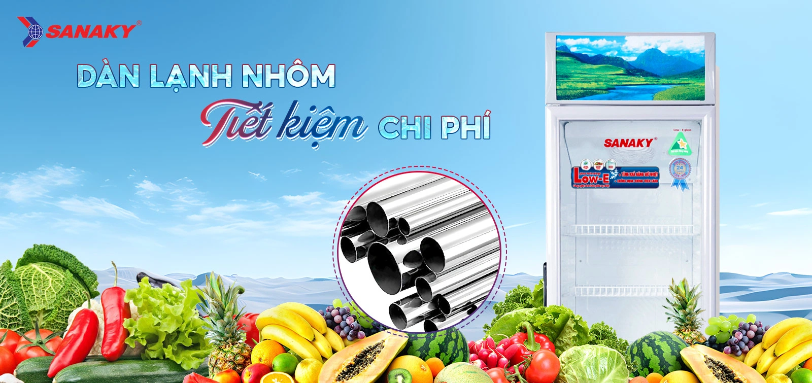 Dàn lạnh nhôm tiết kiệm chi phí Dàn lạnh nhôm tiết kiệm chi phí