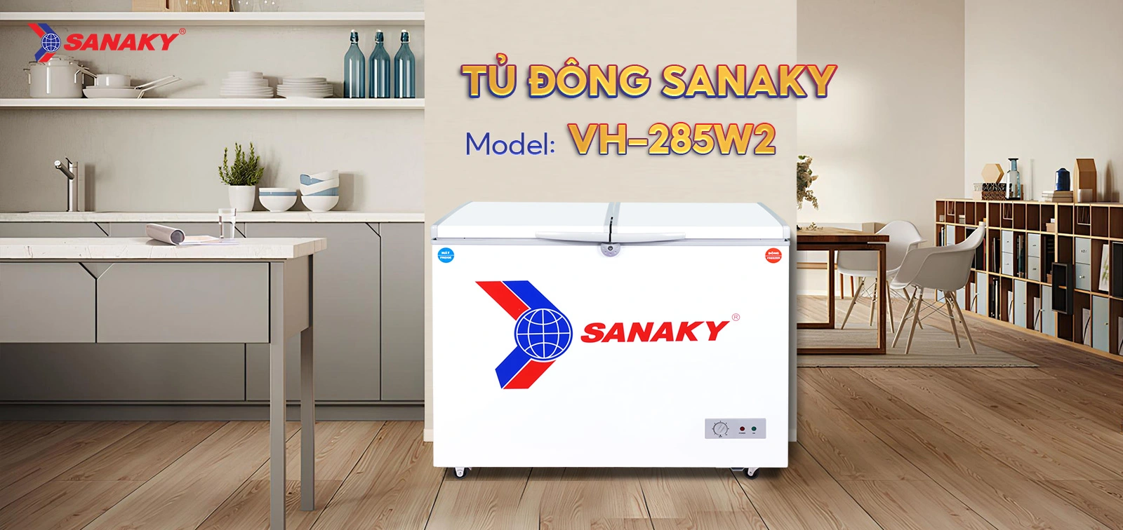 Tủ Đông Sanaky VH-285W2 Tủ Đông Sanaky VH-285W2