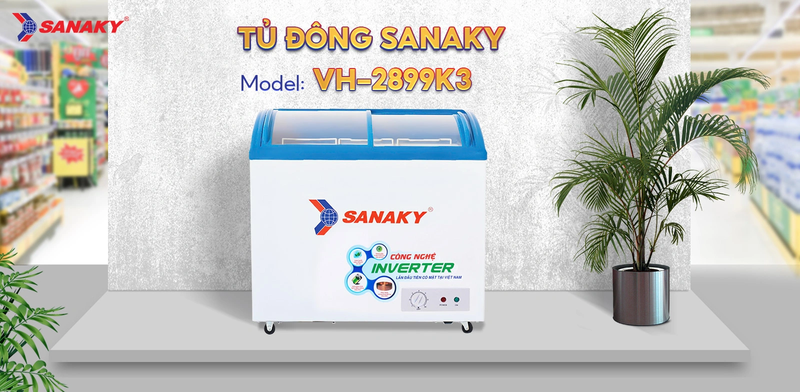 Tủ Đông Sanaky VH-2899K3 Tủ Đông Sanaky VH-2899K3