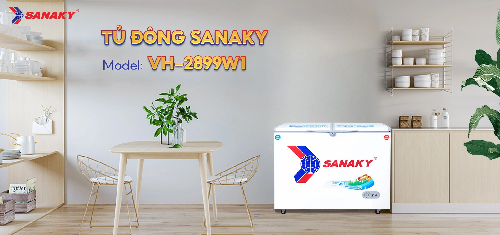 Tủ Đông Sanaky VH-2899W1