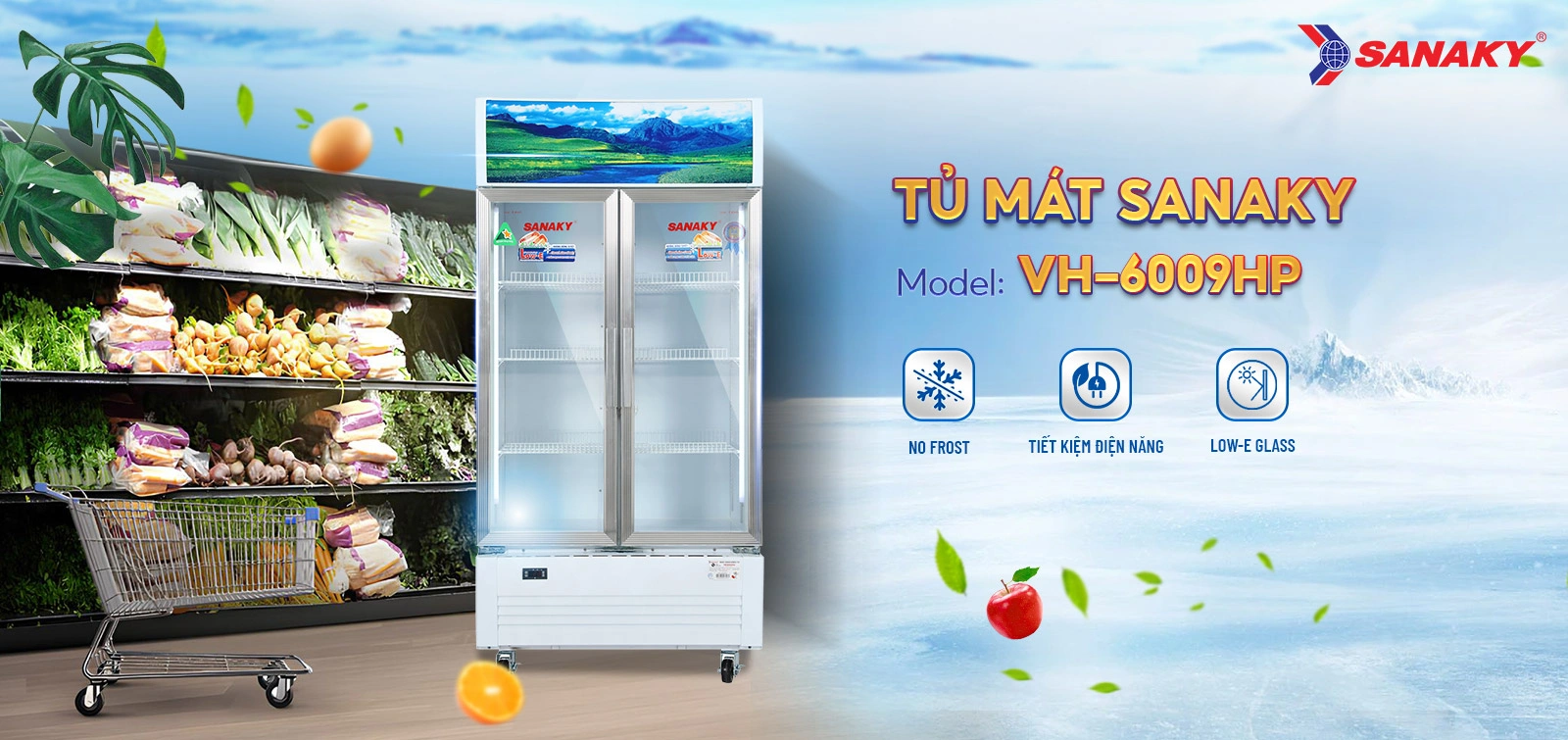 Tủ Mát Sanaky VH-6009HP