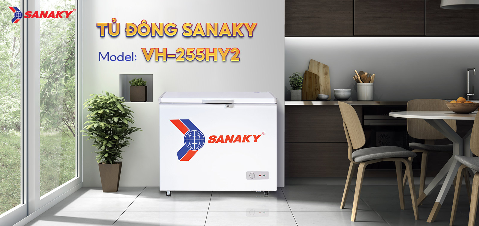 Tủ Đông Sanaky VH-255HY2