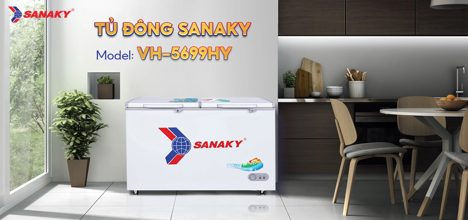 Tủ Đông Sanaky VH-5699HY Tủ Đông Sanaky VH-5699HY