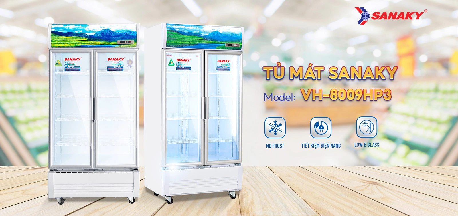 Tủ Mát Sanaky VH-8009HP3 Tủ Mát Sanaky VH-8009HP3