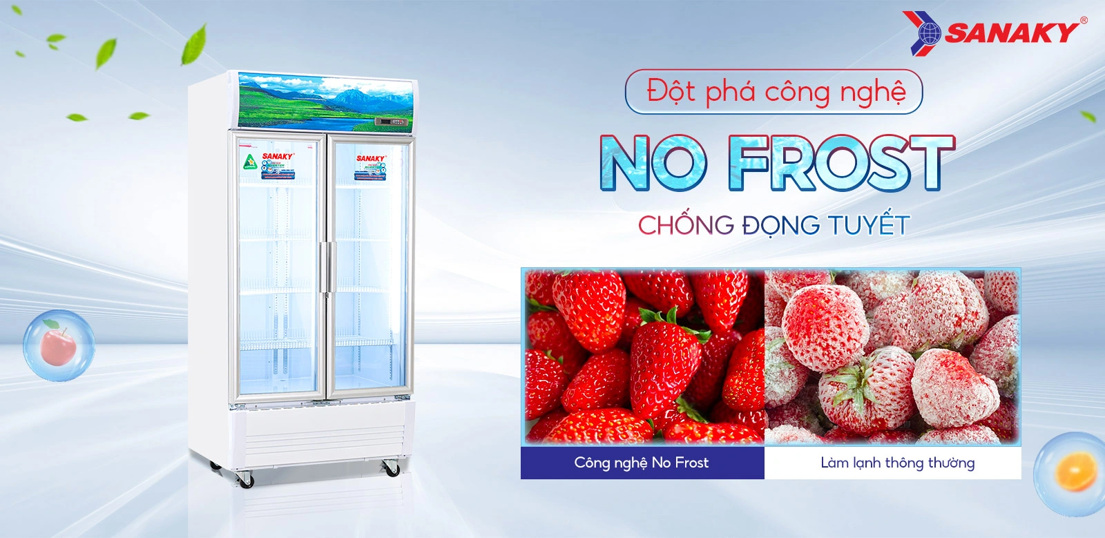 Đột phá công nghệ No-frost chống đọng tuyết Đột phá công nghệ No-frost chống đọng tuyết