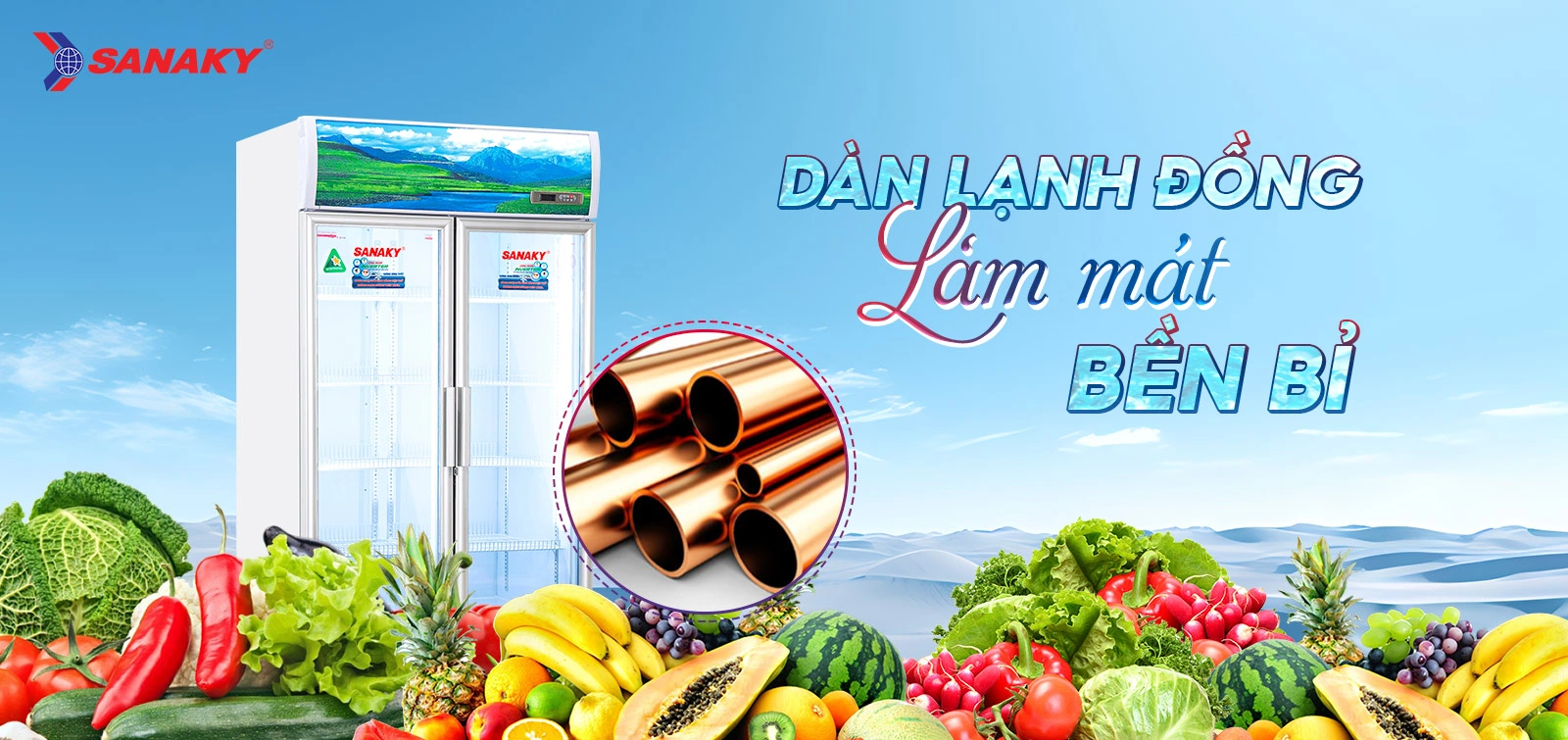 Dàn lạnh đồng làm mát bền bỉ Dàn lạnh đồng làm mát bền bỉ