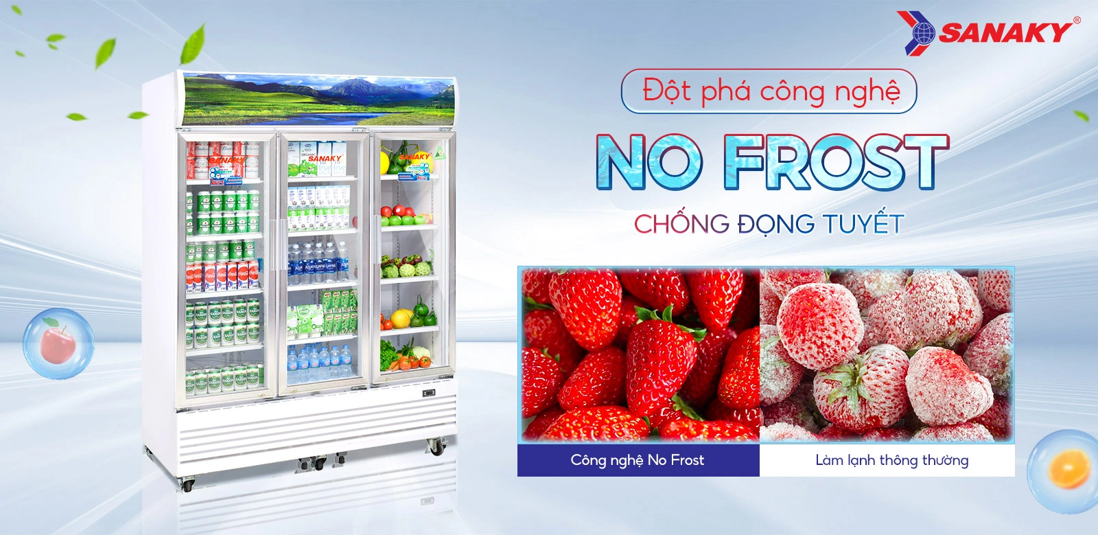 Đột phá công nghệ No-frost chống đọng tuyết Đột phá công nghệ No-frost chống đọng tuyết