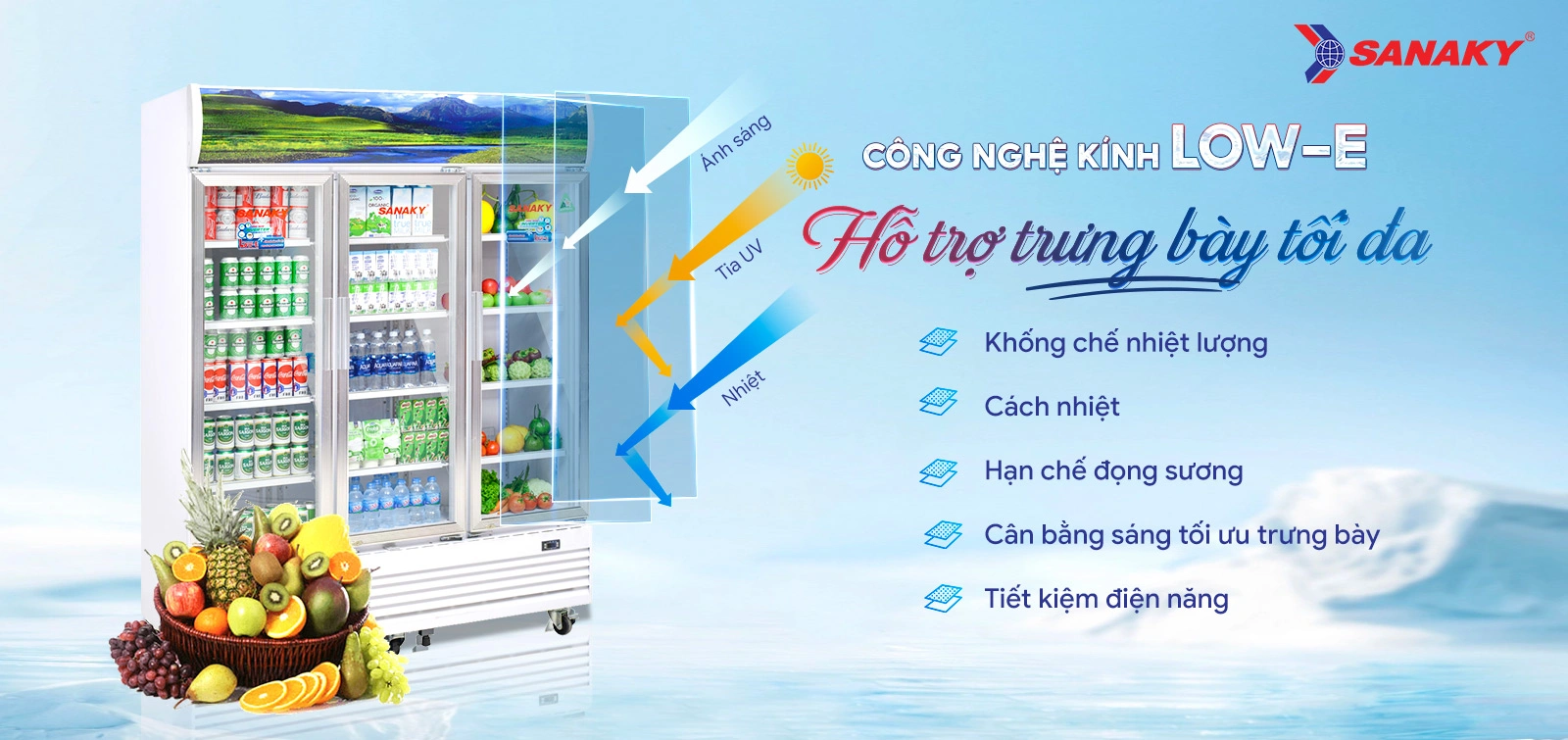 Công nghệ kính Low-E hỗ trợ trưng bày tối đa Công nghệ kính Low-E hỗ trợ trưng bày tối đa