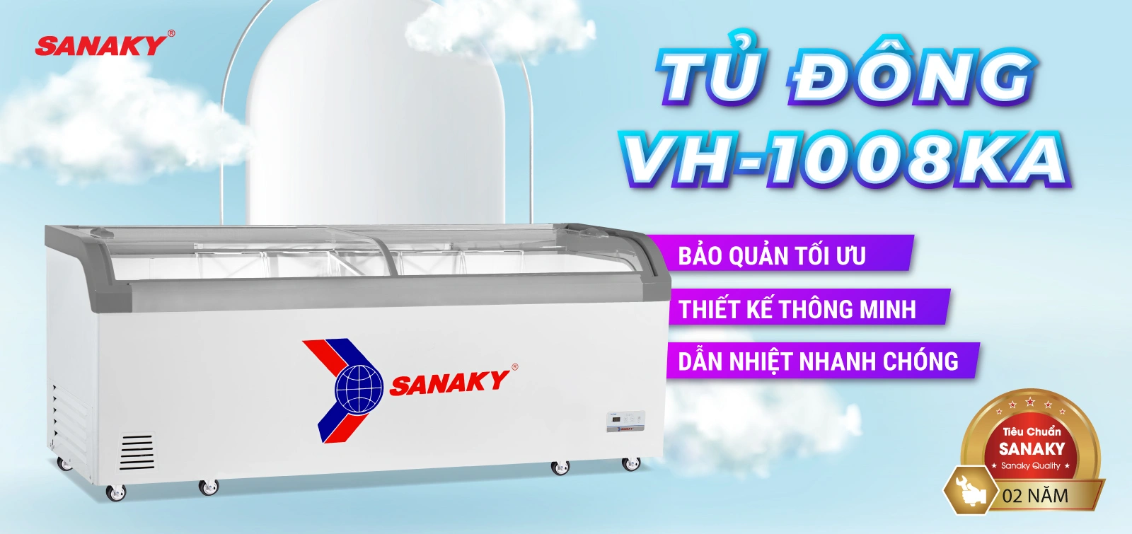 Tủ Đông Sanaky VH-1008KA Tủ Đông Sanaky VH-1008KA
