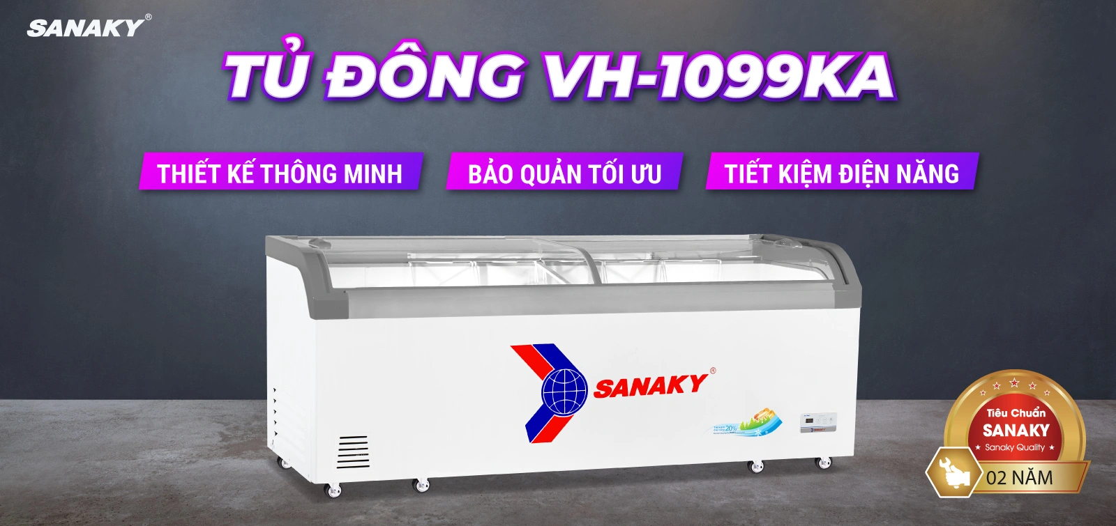 Tủ Đông Sanaky VH-1099KA Tủ Đông Sanaky VH-1099KA