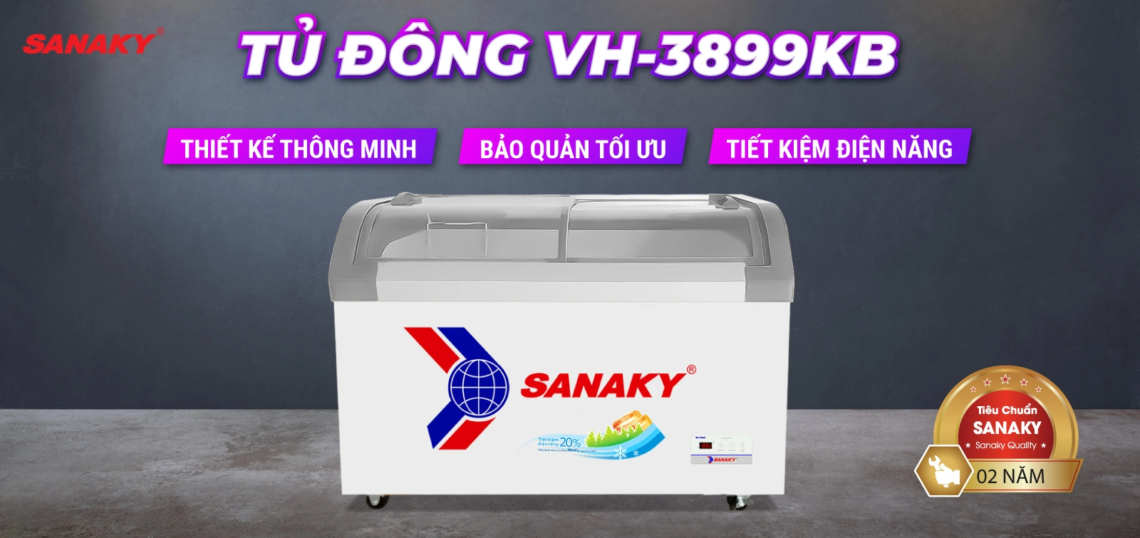 Tủ Đông Sanaky VH-3899KB