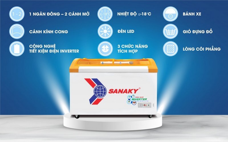 Tủ đông Sanaky giá bao nhiêu tiền - loại nào rẻ nhất hiện nay?