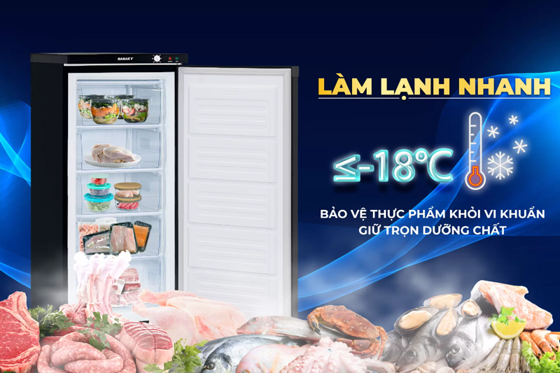 Giải đáp thắc mắc: Có nên mua tủ đông Sanaky hay không?