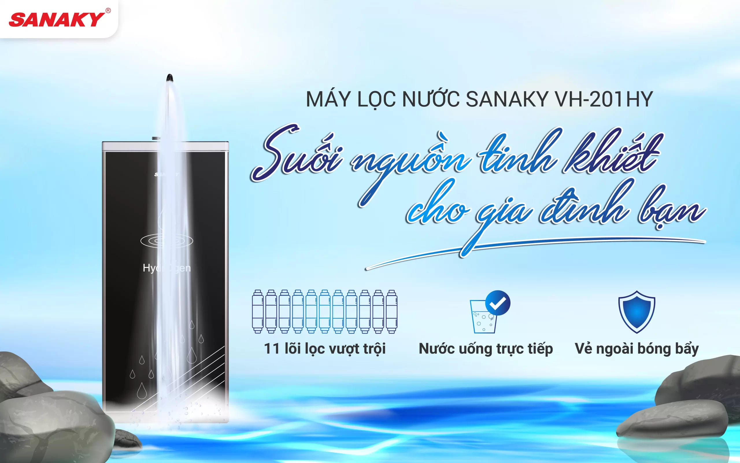 Máy lọc nước Sanaky VH-201HY