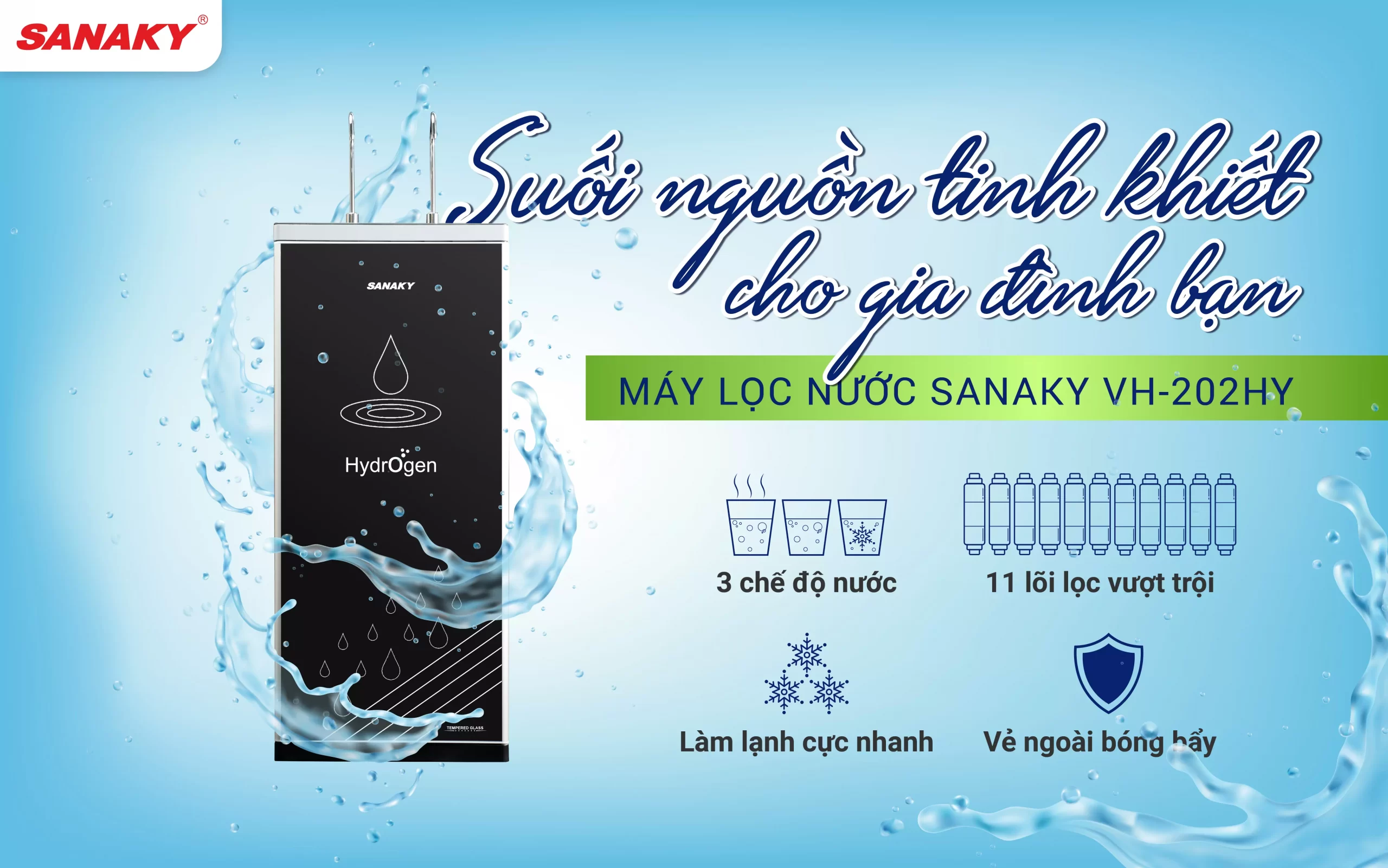Máy lọc nước Sanaky VH-202HY