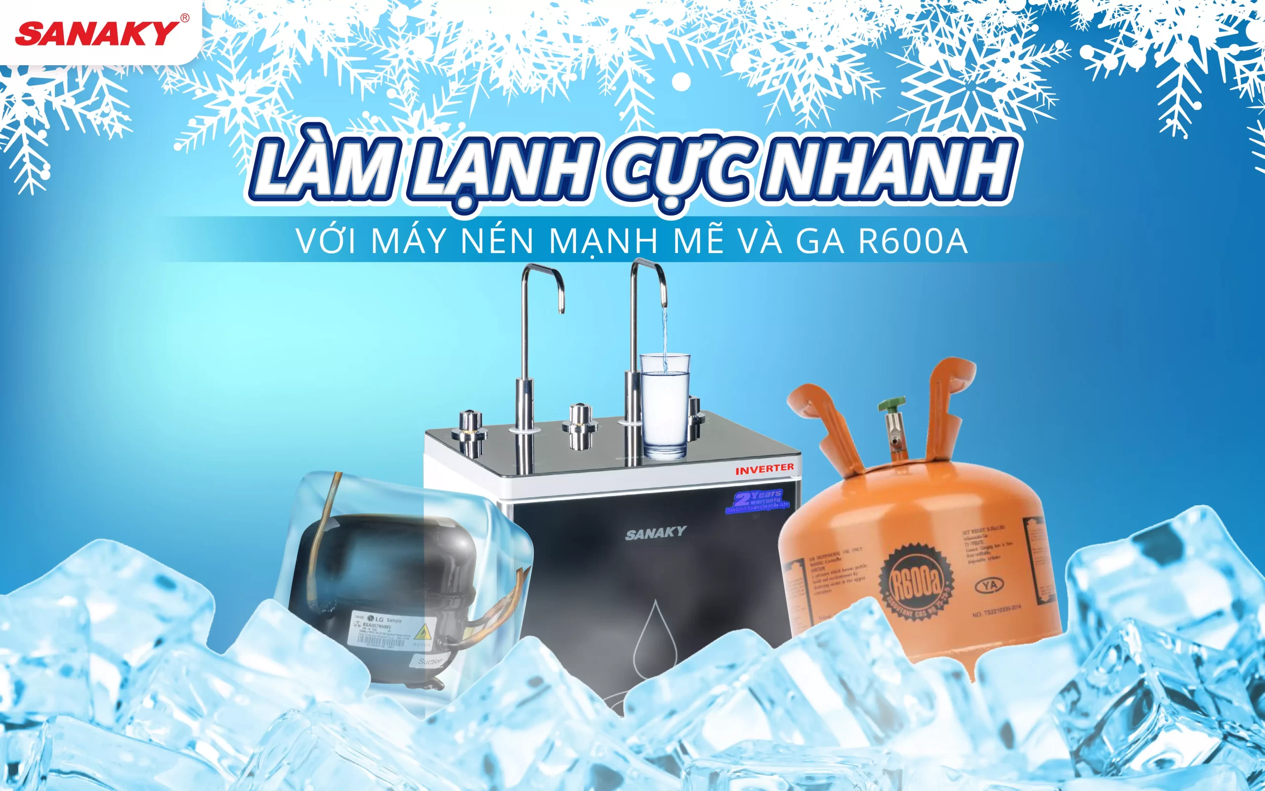 Máy lọc nước Sanaky VH-202HY3 Máy lọc nước Sanaky VH-202HY3