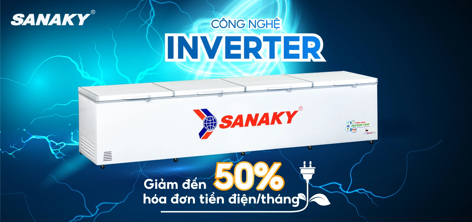 Giảm thiểu 50% hóa đơn điện/tháng với công nghệ Inverter siêu tiết kiệm điện Giảm thiểu 50% hóa đơn điện/tháng với công nghệ Inverter siêu tiết kiệm điện