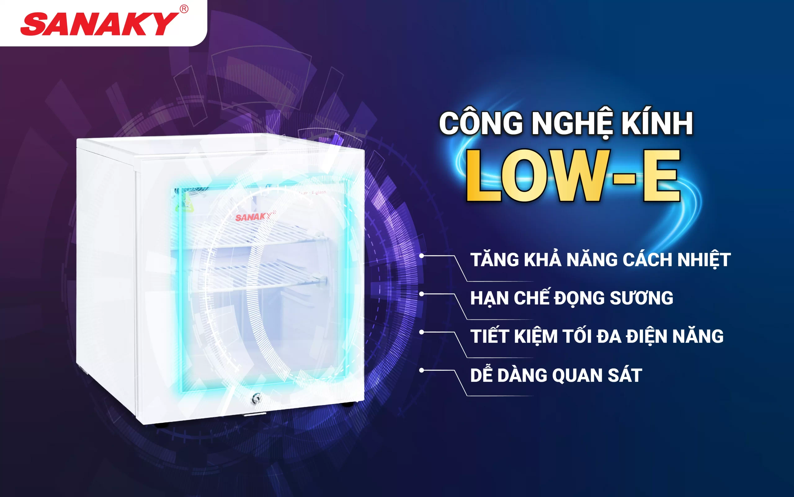 Tủ mát Mini Sanaky VH-60KL Tủ mát Mini Sanaky VH-60KL