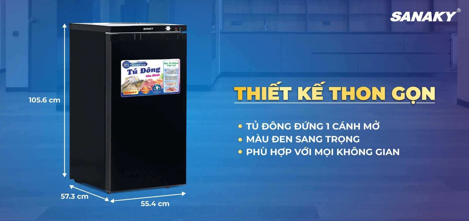 Thiết kế kiểu dáng thon gọn tinh tế