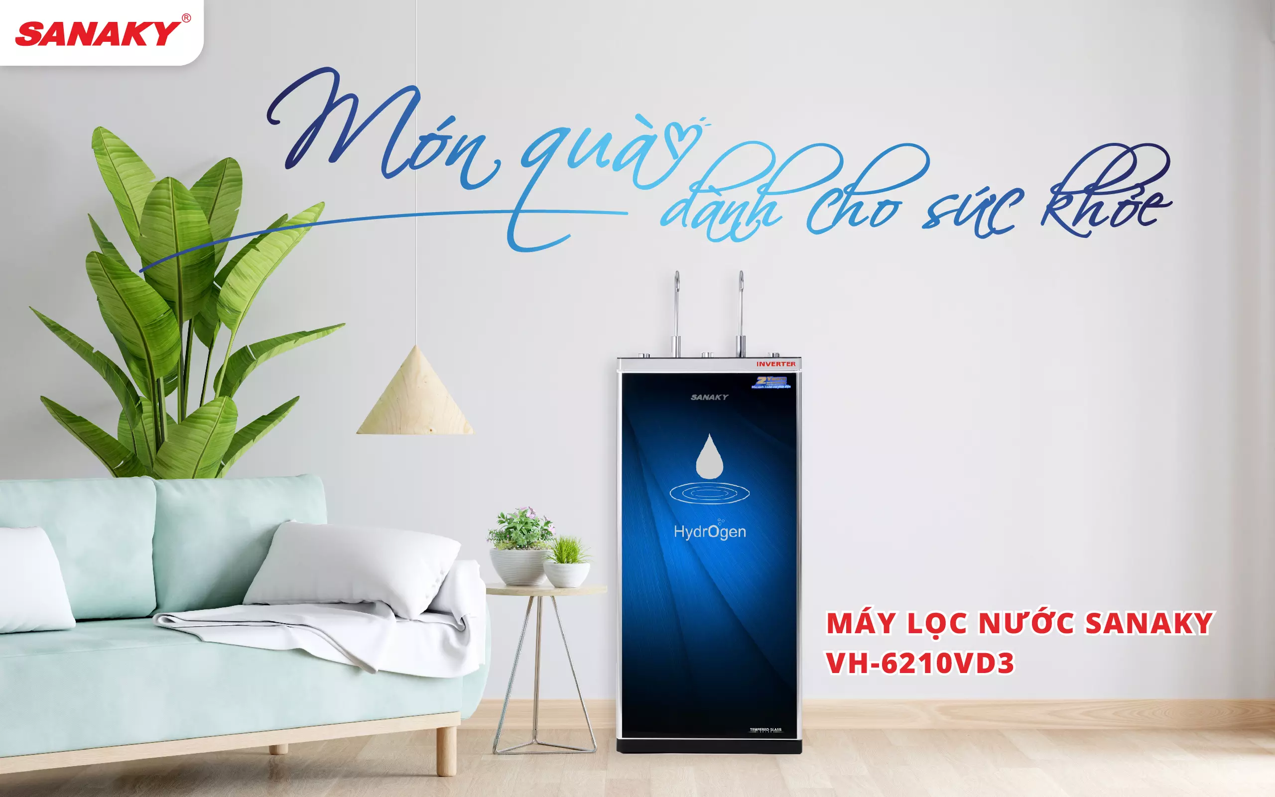 Máy lọc nước Sanaky VH-6210VD3 Máy lọc nước Sanaky VH-6210VD3