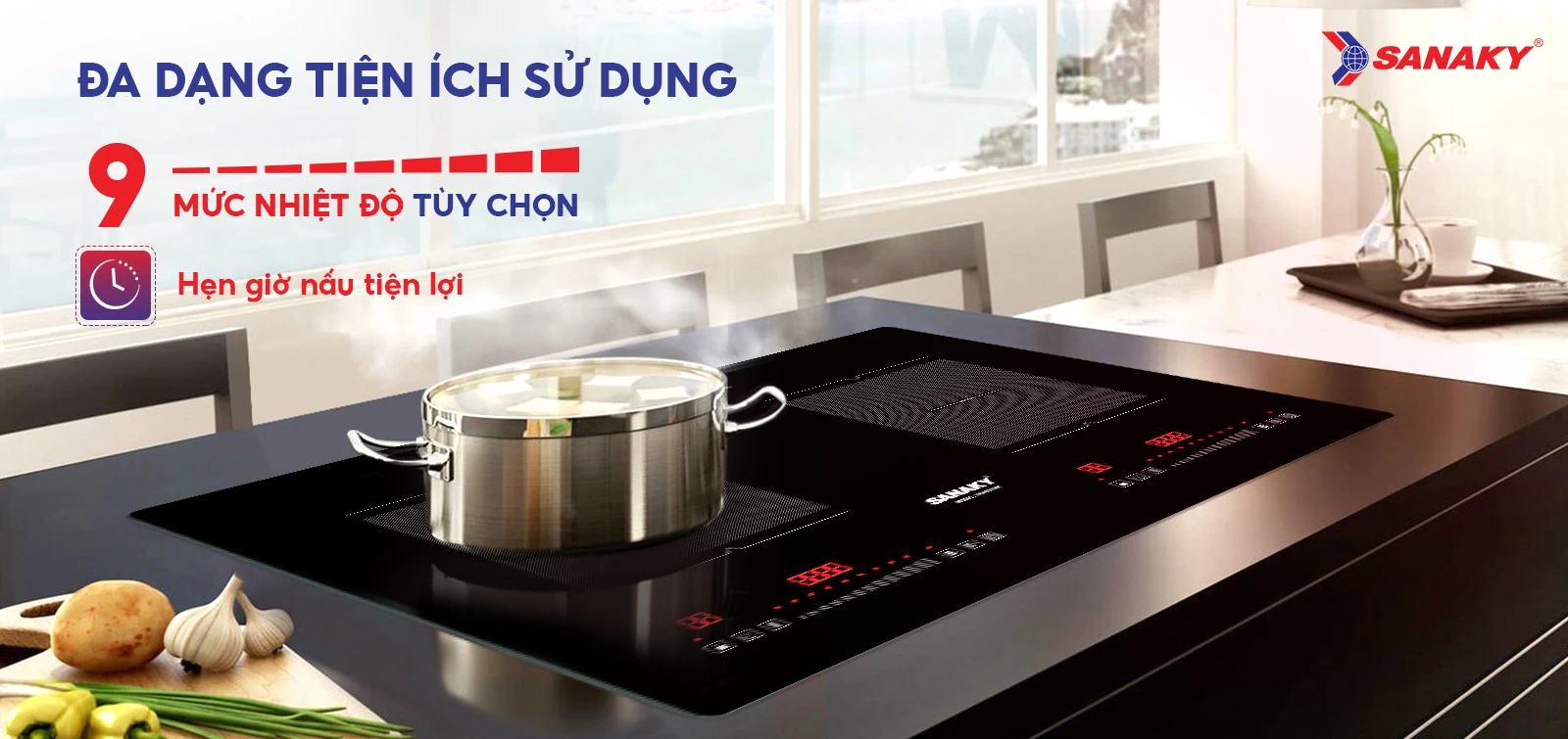 Đa dạng tiện ích sử dụng