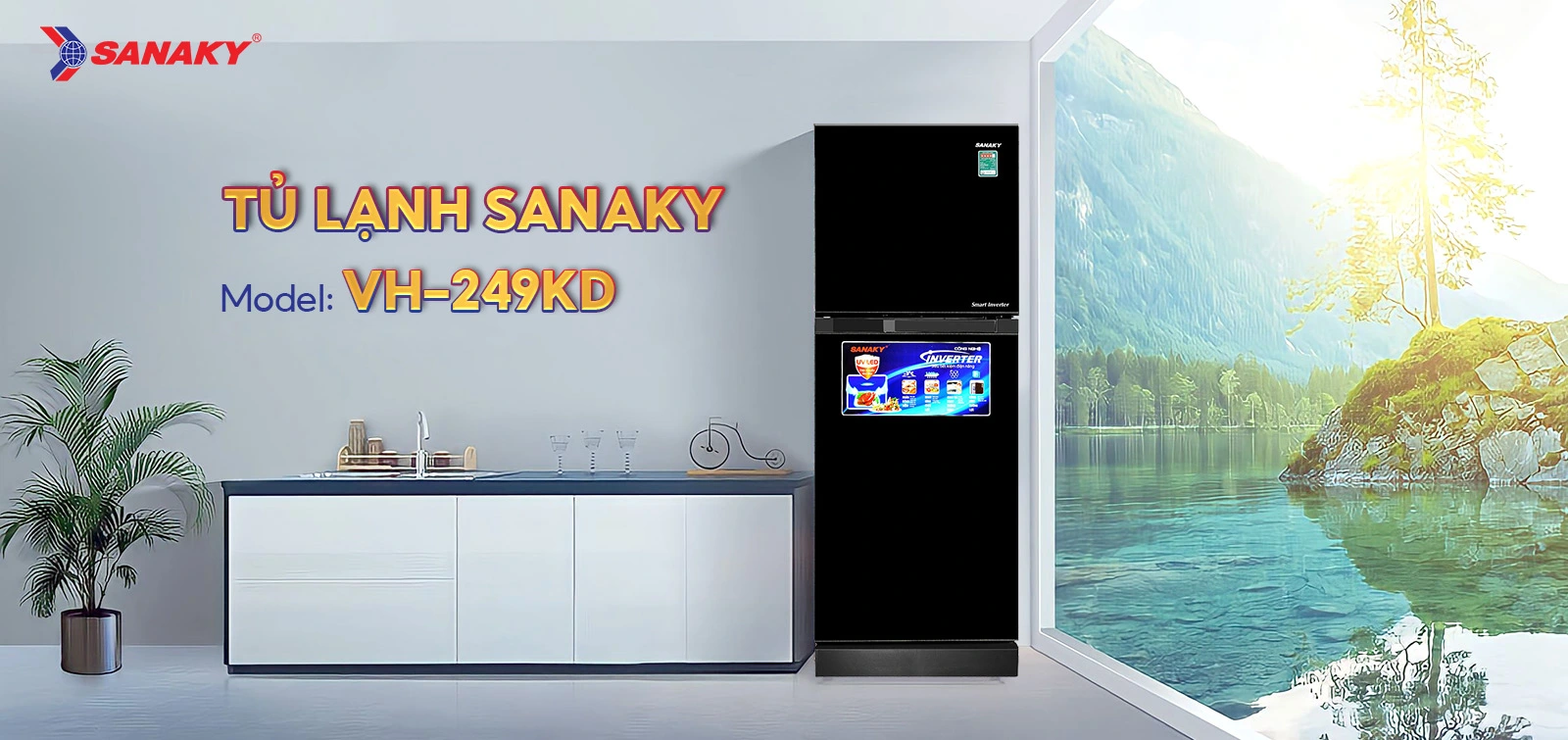 Tủ lạnh Sanaky VH-249KD Tủ lạnh Sanaky VH-249KD