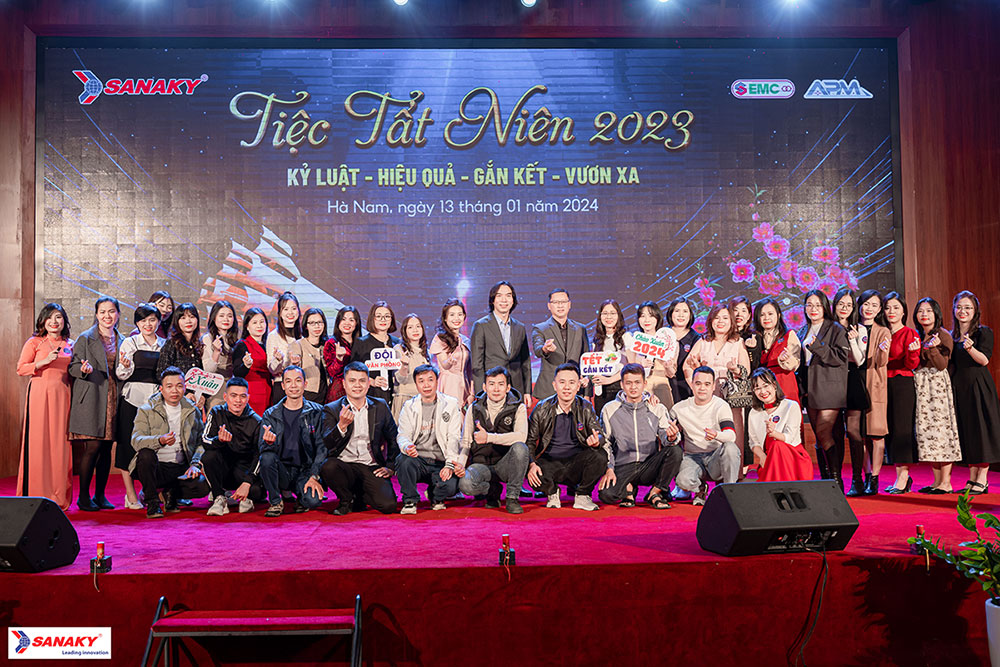 Rực rỡ Tiệc tất niên năm 2023 - Chào đón năm mới 2024 của Sanaky Miền Bắc
