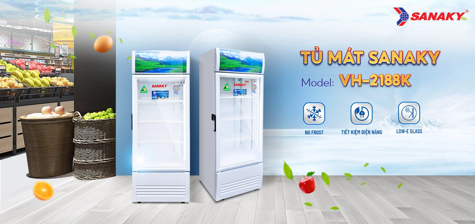 Tủ mát Sanaky VH-2188K Tủ mát Sanaky VH-2188K