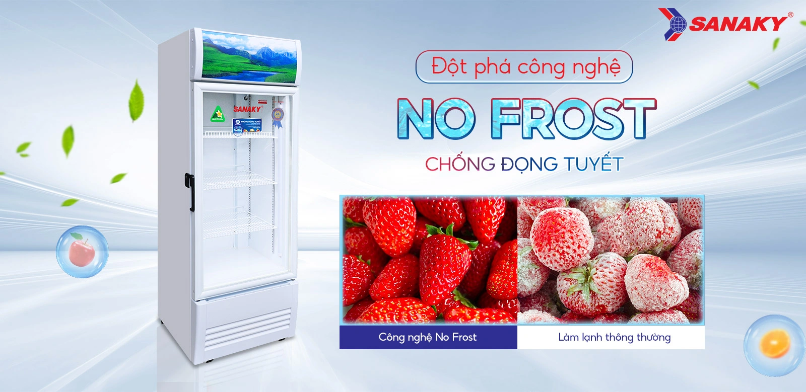 Đột phá công nghệ No-frost chống đọng tuyết Đột phá công nghệ No-frost chống đọng tuyết