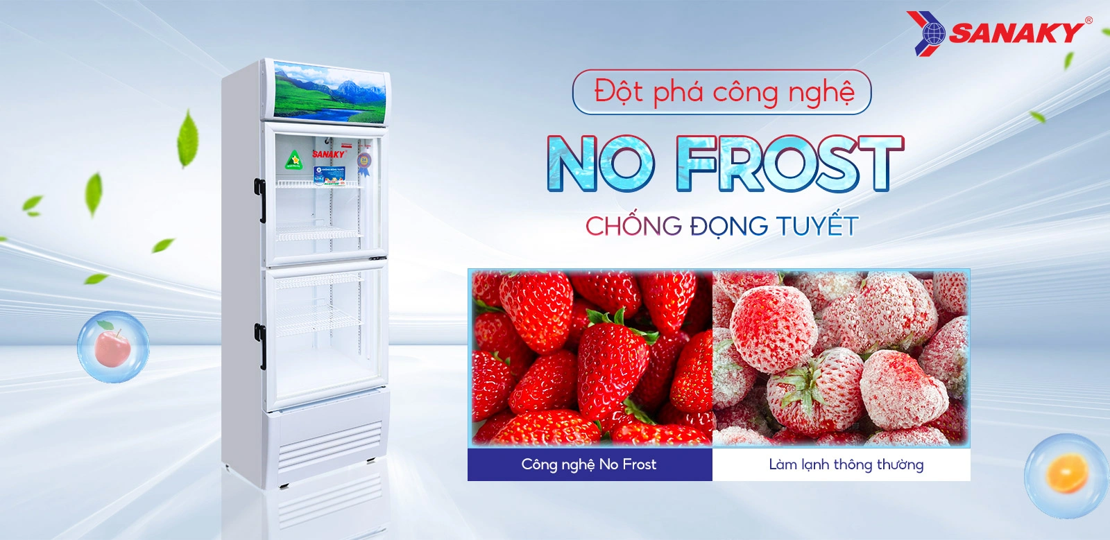 Đột phá công nghệ No-frost chống đọng tuyết Đột phá công nghệ No-frost chống đọng tuyết