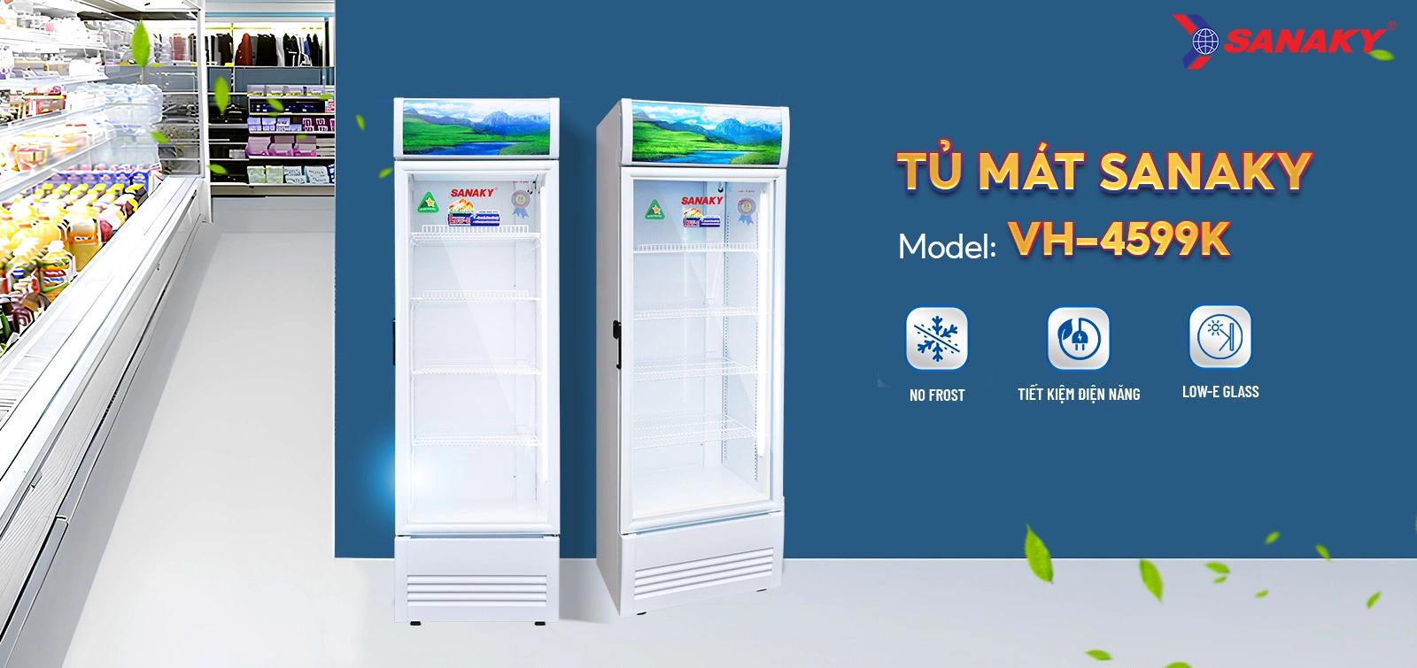 Tủ mát Sanaky VH-4599K Tủ mát Sanaky VH-4599K