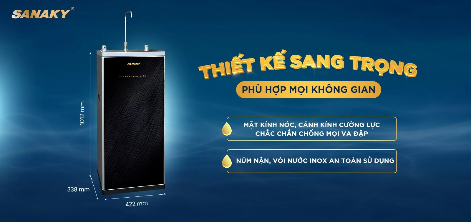 Thiết kế sang trọng phù hợp với mọi không gian Thiết kế sang trọng phù hợp với mọi không gian