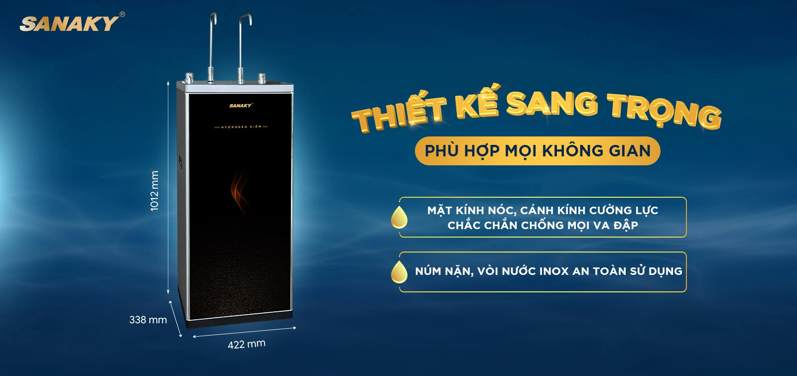 Thiết kế sang trọng phù hợp với mọi không gian Thiết kế sang trọng phù hợp với mọi không gian