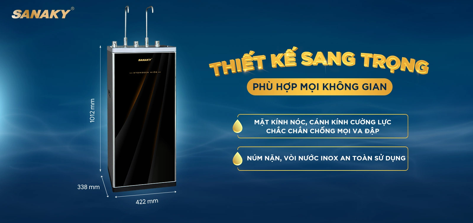 Thiết kế sang trọng phù hợp với mọi không gian Thiết kế sang trọng phù hợp với mọi không gian