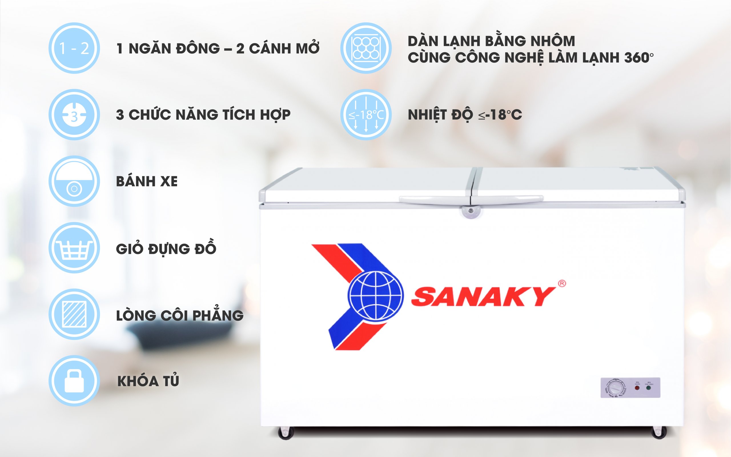 Tủ Đông Sanaky VH-405A2