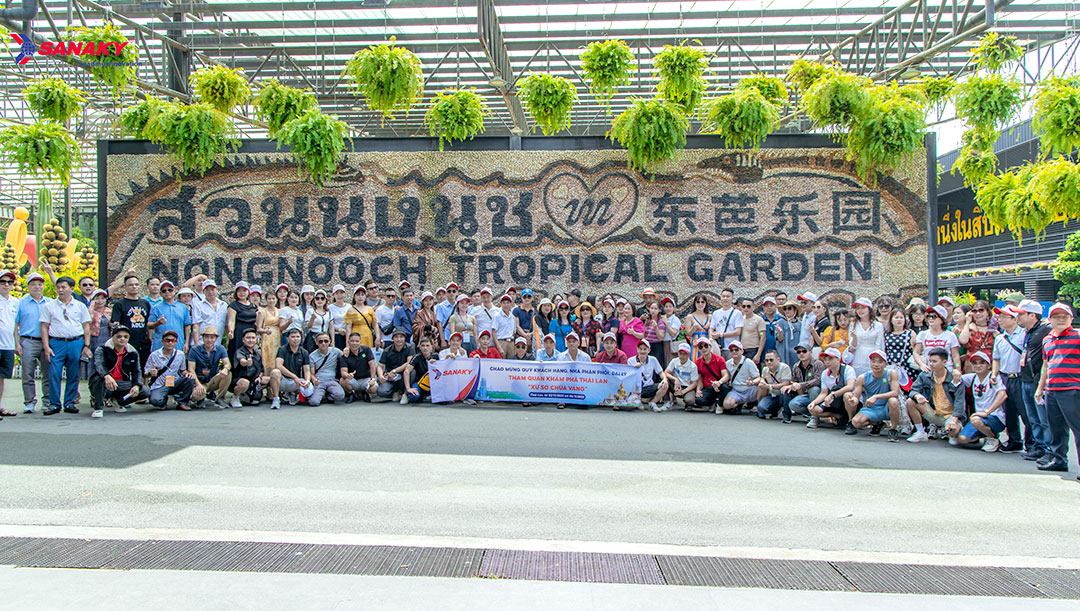 Sanaky tổ chức du lịch Thái Lan 5 ngày 4 đêm dành cho NPP, Đại lý