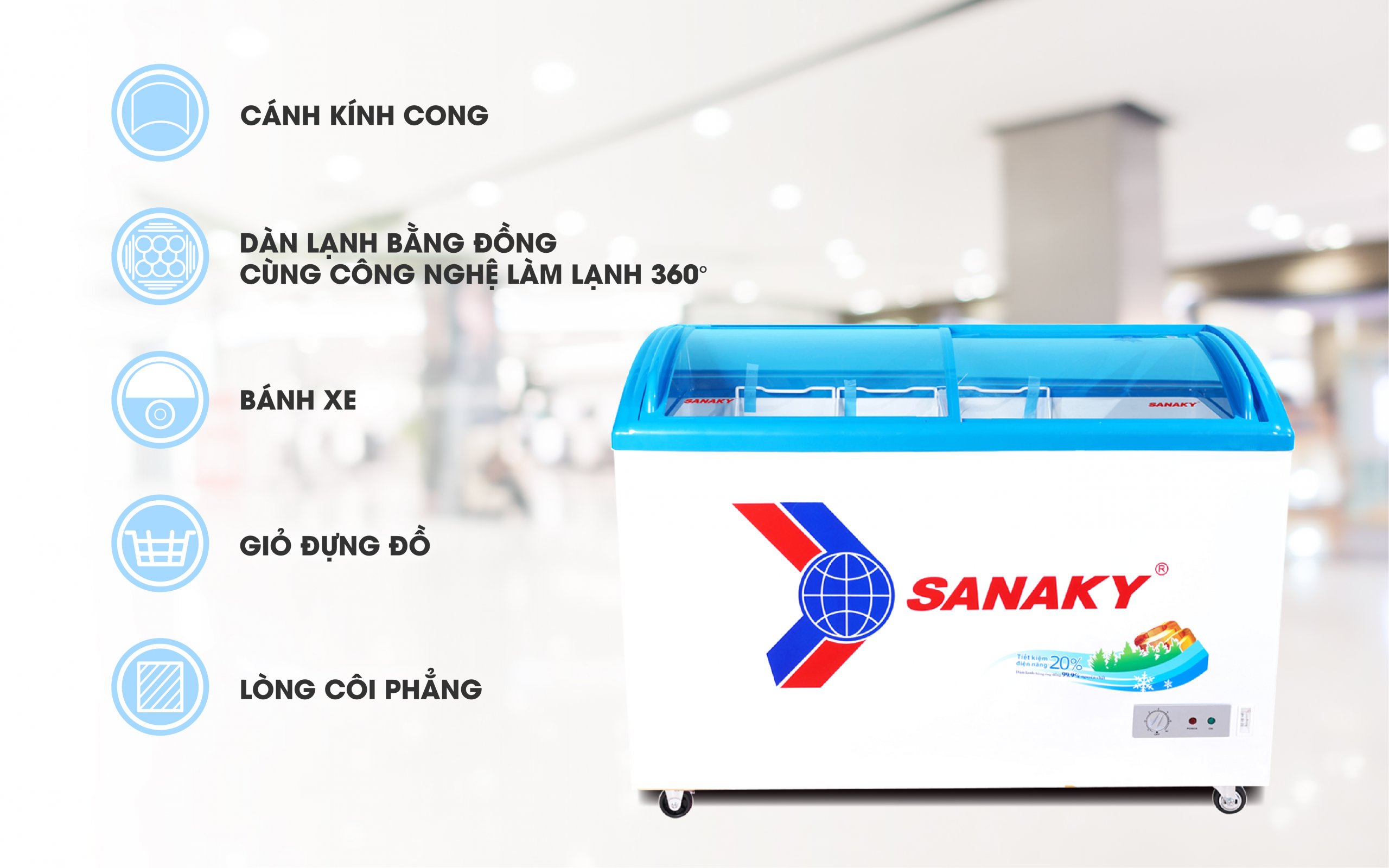 Tủ Đông Sanaky VH-3899K