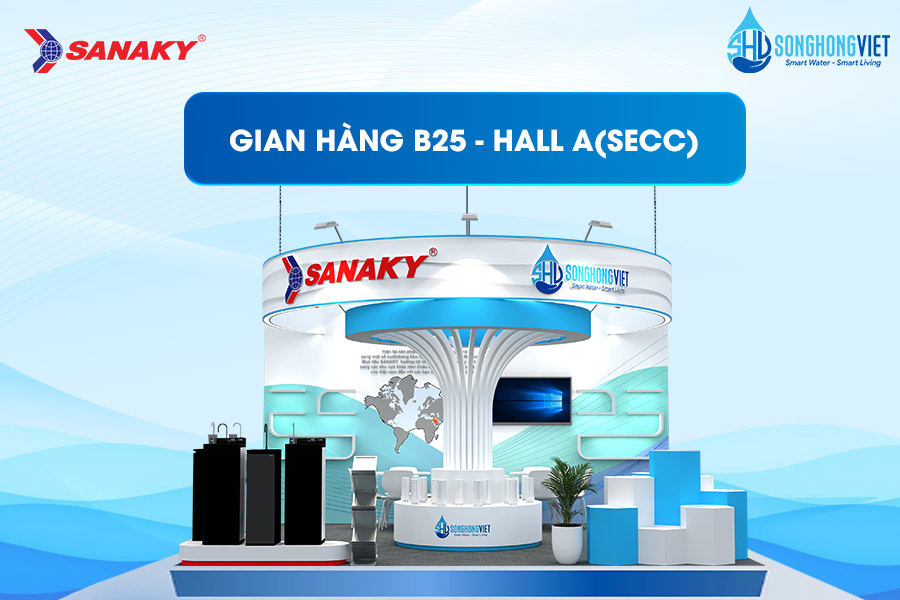 Sanaky tham gia gian hàng triển lãm sản phẩm tại Vietwater 2024 Sanaky tham gia gian hàng triển lãm sản phẩm tại Vietwater 2024