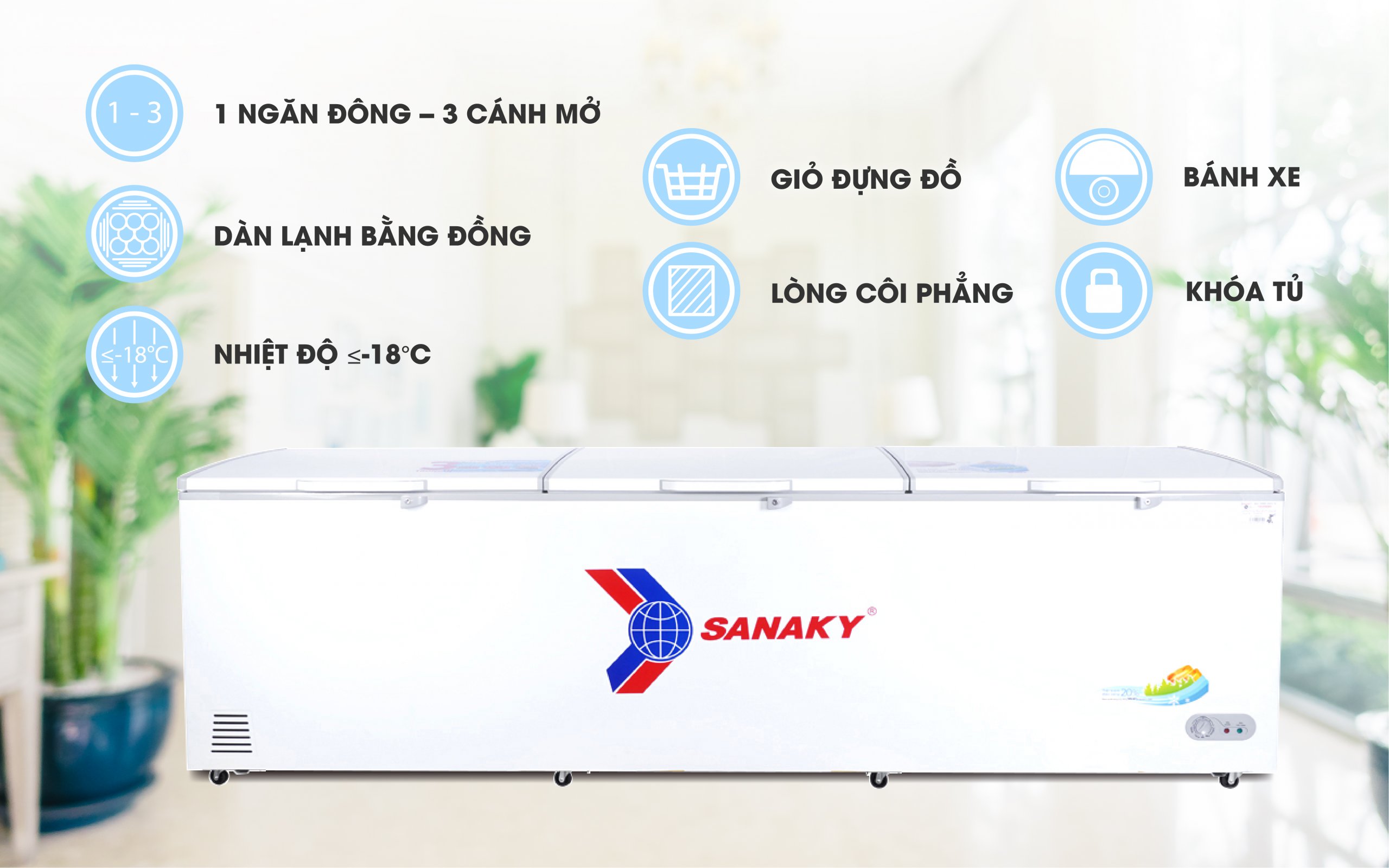 Tủ Đông Sanaky VH-1199HY