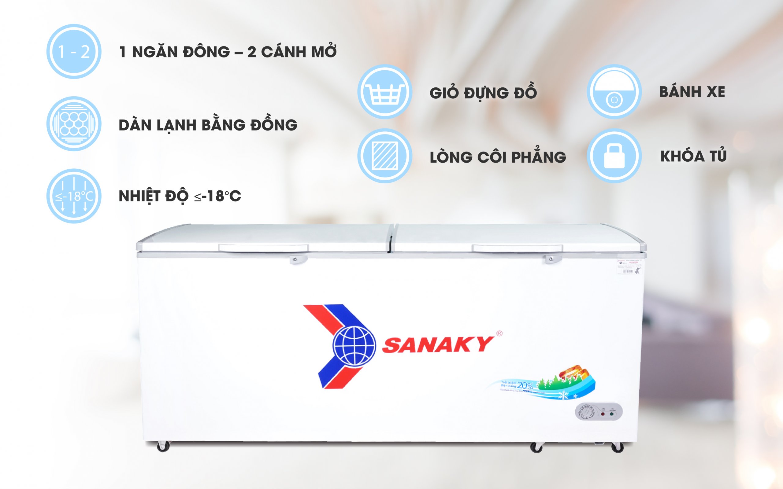 Tủ Đông Sanaky VH-5699HY