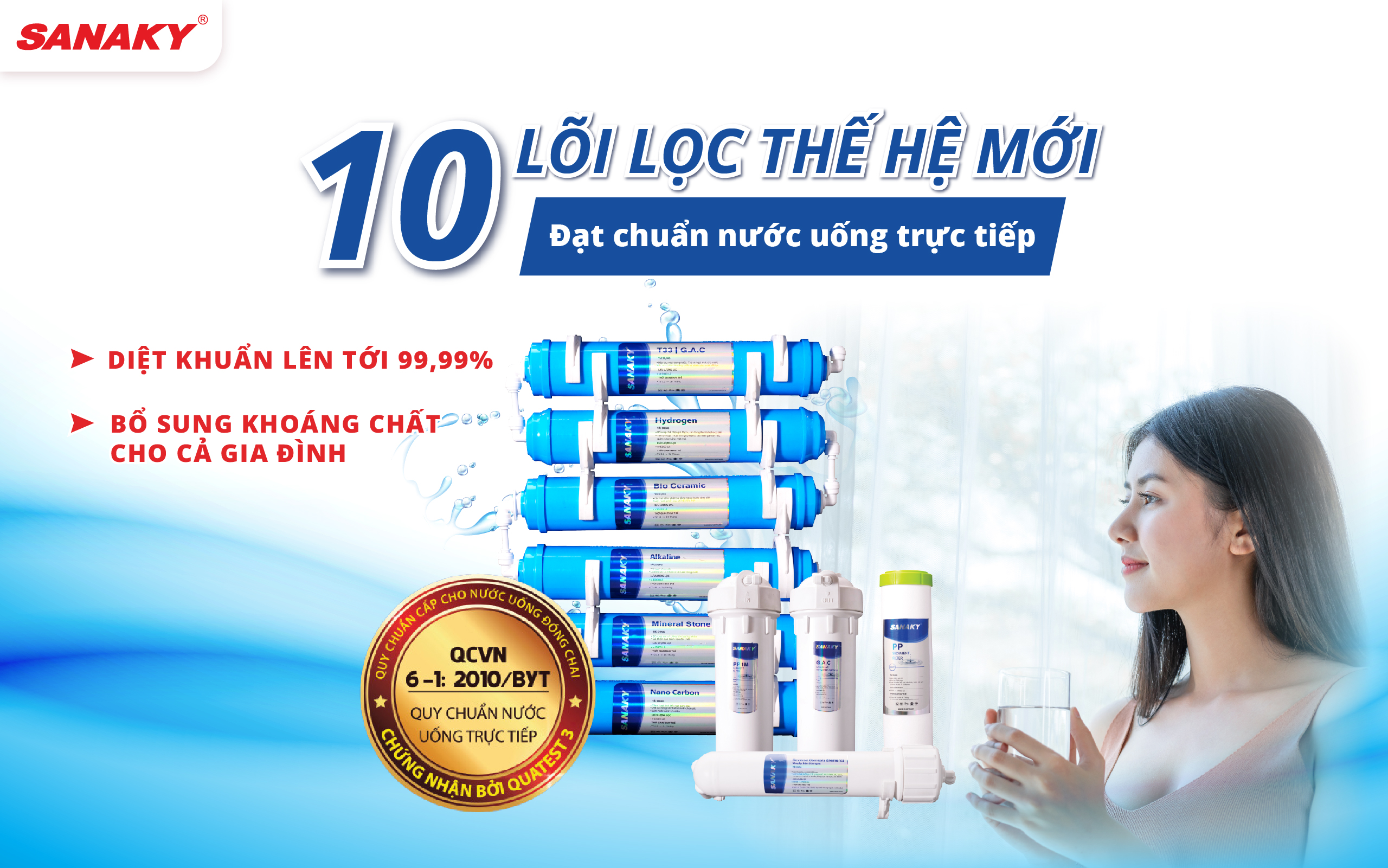 Máy lọc nước Sanaky VH-6110VD