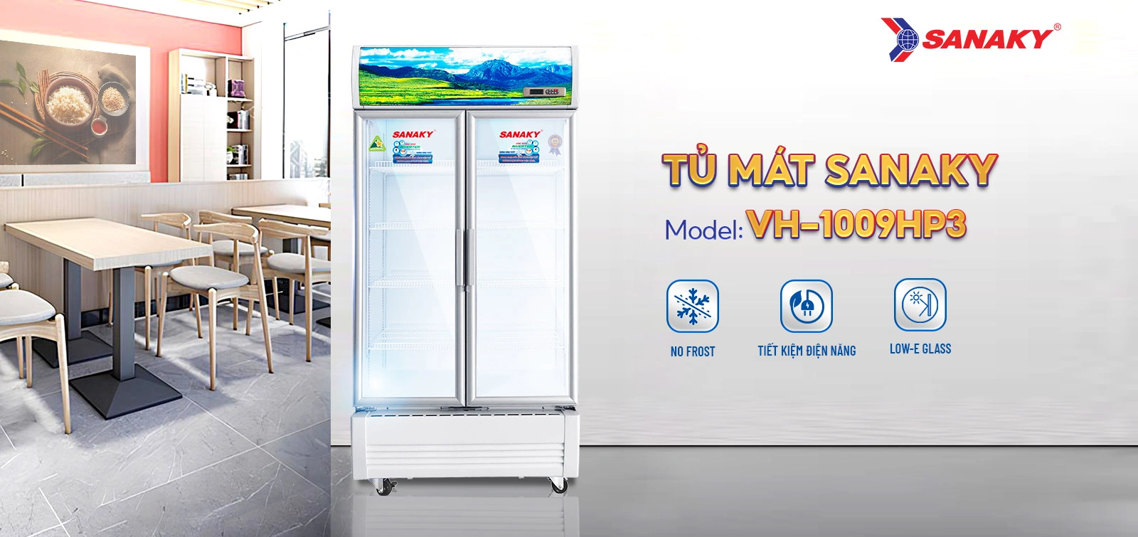 Tủ Mát Sanaky VH-1009HP3