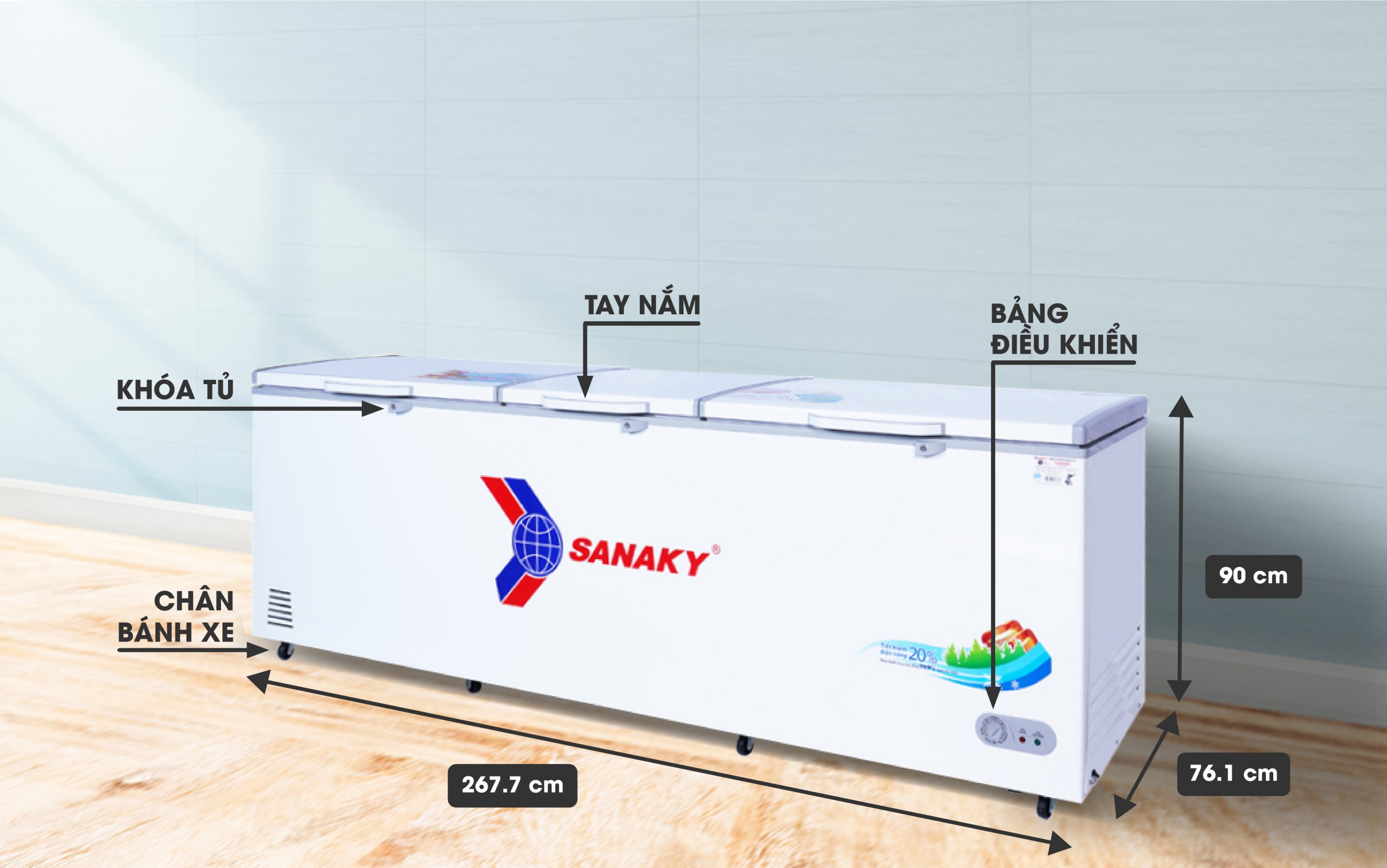 Tủ Đông Sanaky VH-1199HY
