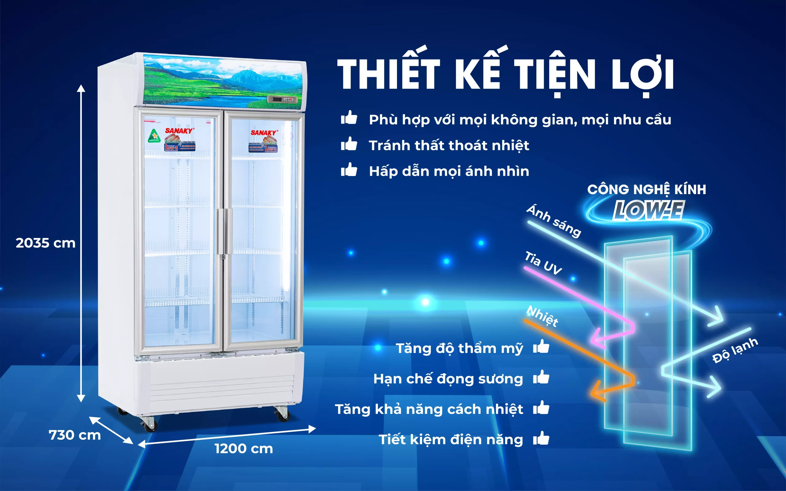 Tủ Mát Sanaky VH-1209HP3